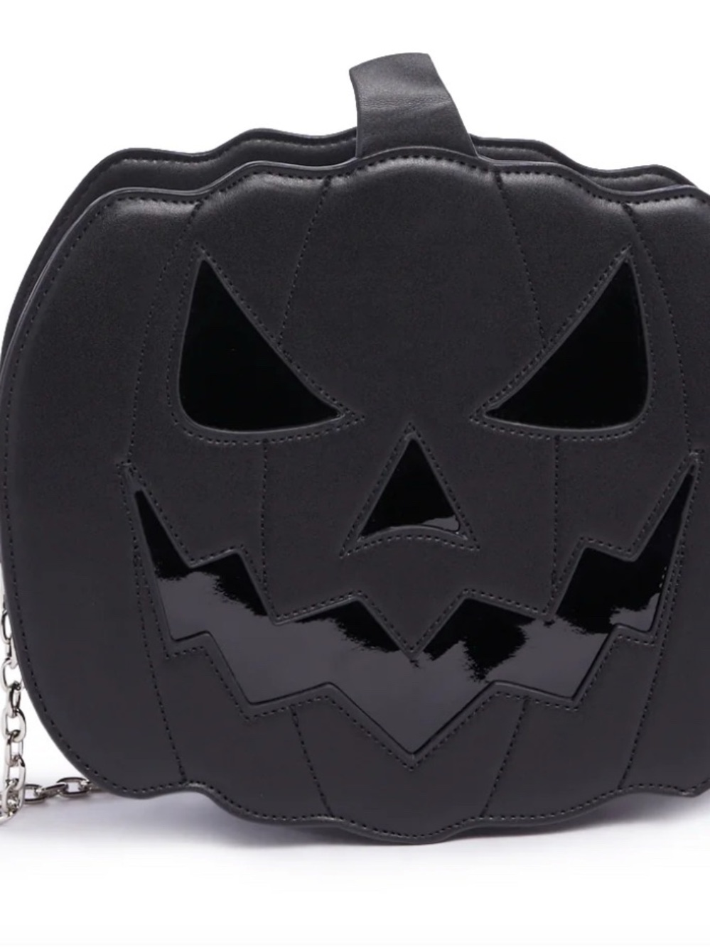 STAY GRINNING JACK O LANTERN BAG Black Pumpkin Halloween - Picture 12 of 13